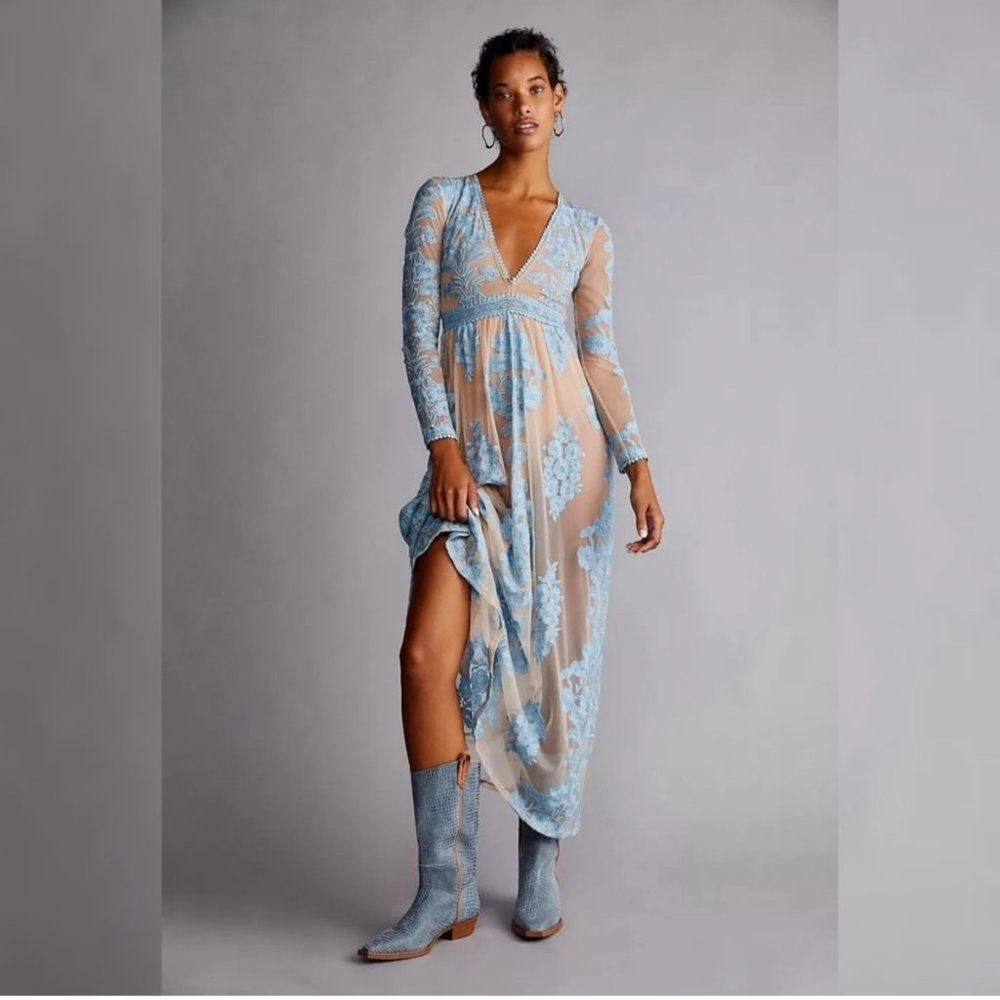 Free People For Love & Lemons Temecula Maxi Dress